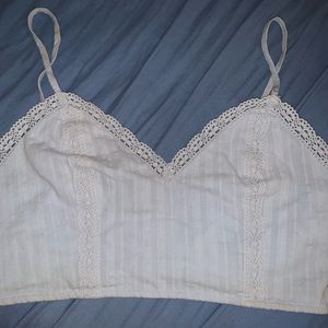 Cute baby blue crop top